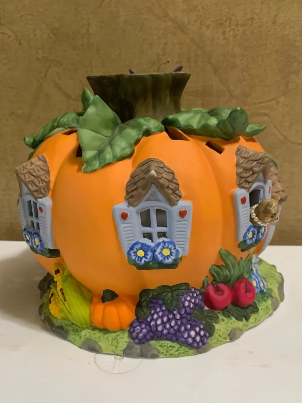 Partylite Harvest Pumpkin Tealight House Candle Holder P7316 NEW in Boxi - Picture 5 of 11